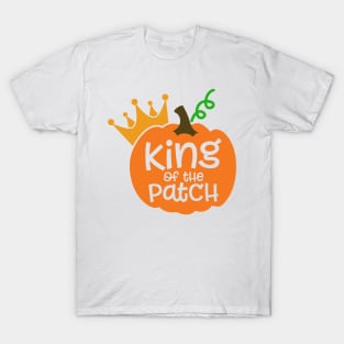 King of the Patch T-Shirt, Pumpkin Patch T-Shirt, Pumpkin T-Shirt, Boys Halloween Shirt T-Shirt